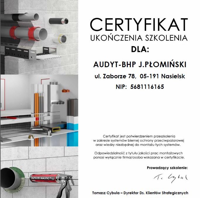 Nasze Uprawnienia i Certyfikaty